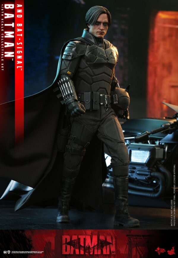 Figura The Batman y Batseñal Hot Toys Escala 1:6