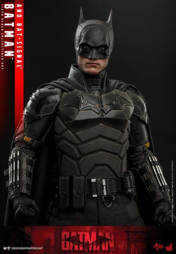 Figura The Batman y Batseñal Hot Toys Escala 1:6