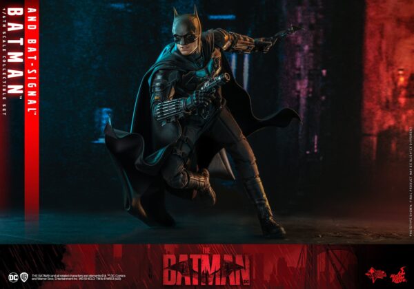 Figura The Batman y Batseñal Hot Toys Escala 1:6