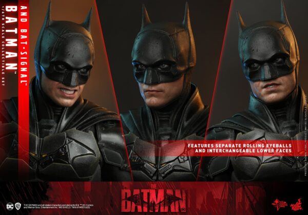Figura The Batman y Batseñal Hot Toys Escala 1:6