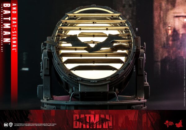 Figura The Batman y Batseñal Hot Toys Escala 1:6