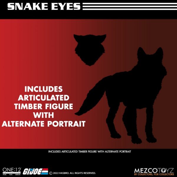 Figura Snake Eyes G.I. Joe Deluxe Edition One:12 Collective Mezco