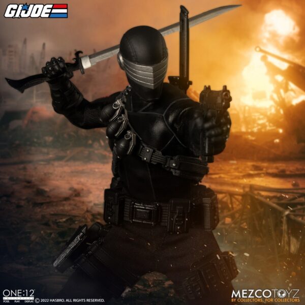 Figura Snake Eyes G.I. Joe Deluxe Edition One:12 Collective Mezco