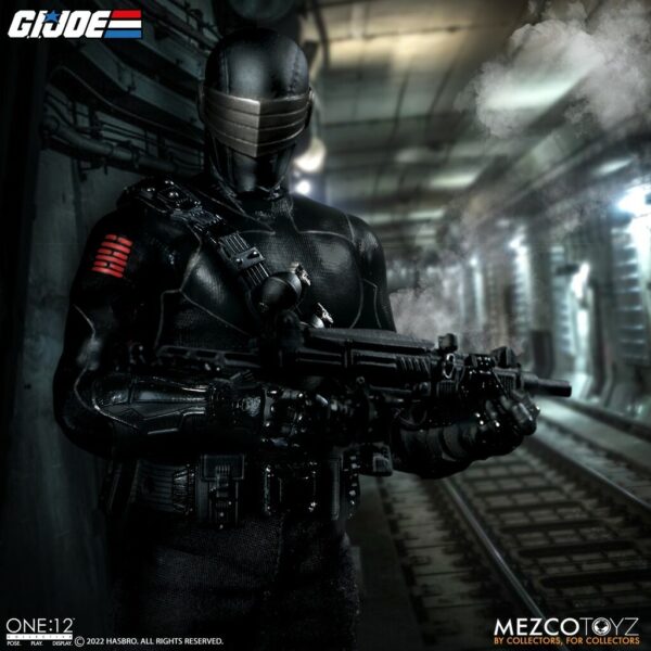 Figura Snake Eyes G.I. Joe Deluxe Edition One:12 Collective Mezco