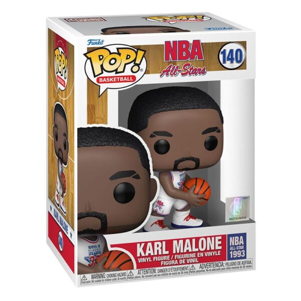 Figura Michael Jordan Karl Malone (White All Star Uni 1993) POP Funko 140