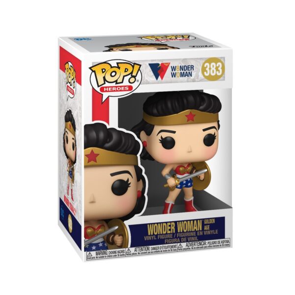 Figura Wonder Woman 80 Aniversario Golde Age POP Funko 383
