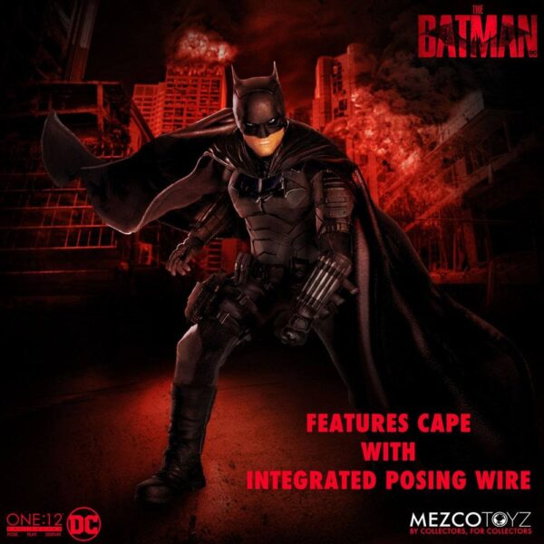 Figura The Batman Escala 1:12 Mezco