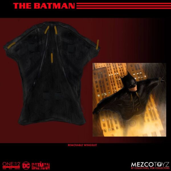 Figura The Batman Escala 1:12 Mezco