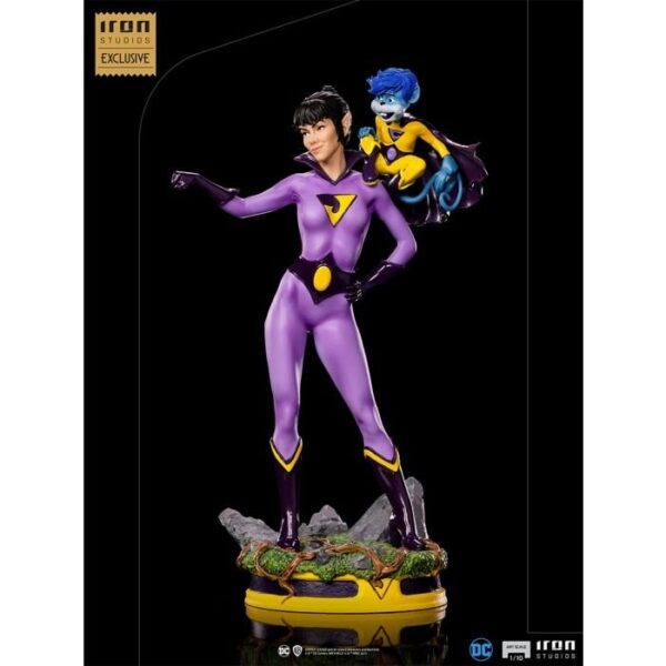 Estatua Gemelos Maravilla Wonder Twins Event Exclusive Iron Studios