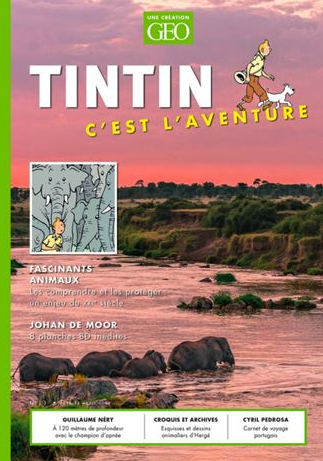 Revista Geo. Tintin C'est L'Aventure 11. En Francés