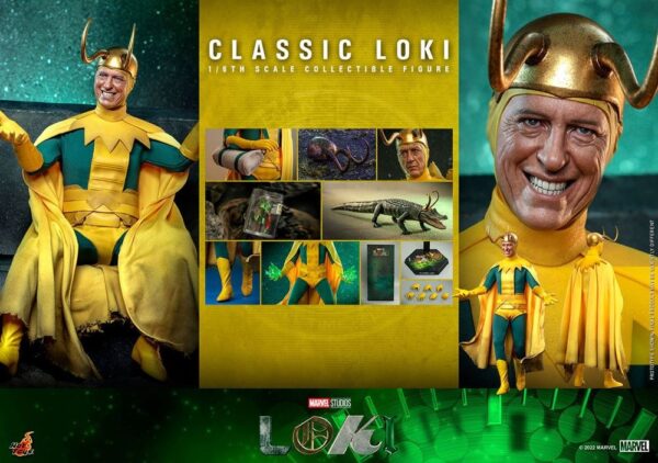 Figura Loki Classic Marvel Escala 1:6 Hot Toys