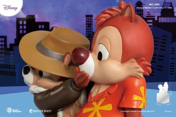 Estatua Chip y Chop Rescatadores Disney Master Craft Beast Kingdom