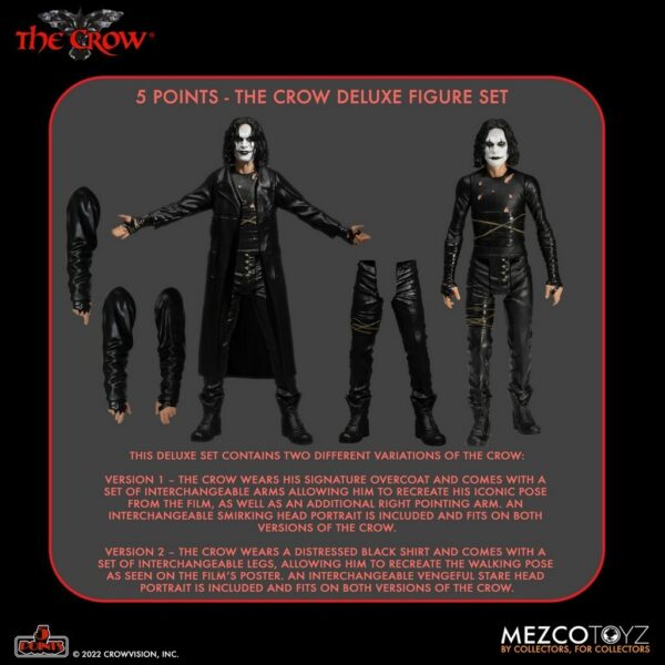 Box Set The Crow 5 Points XL Mezco