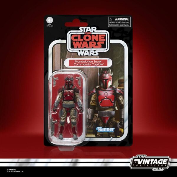 Figura Mandalorian Super Commando Star Wars: The Clone Wars Vintage Collection