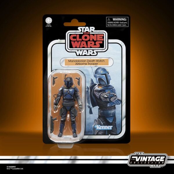 Figura Mandalorian Death Watch Airborne Trooper Star Wars: The Clone Wars Vintage Collection