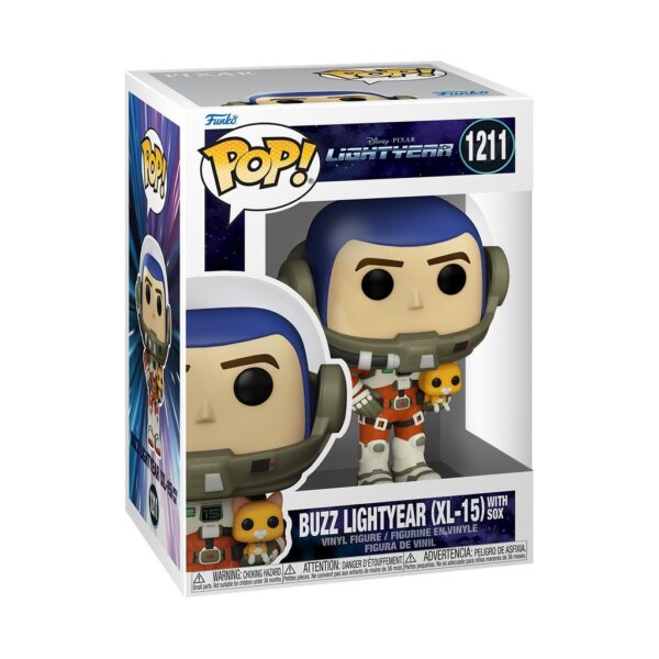 Figura Buzz Lightyear XL-15 y Sox Pop Funko 1211