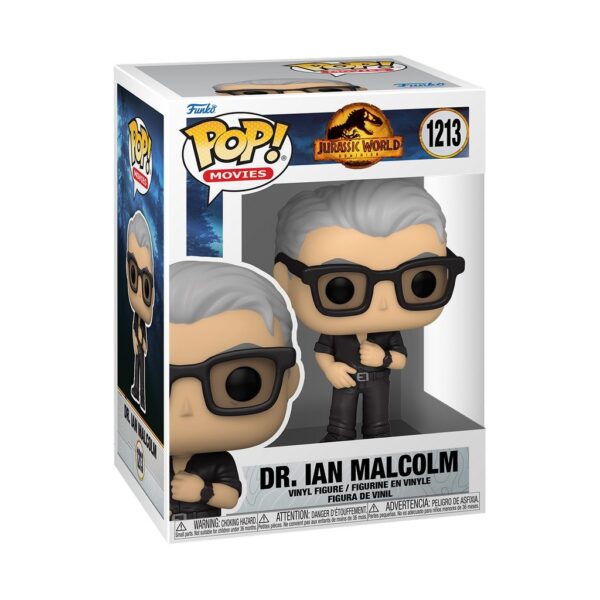 Figura Dr Ian Malcolm Jurassic World 3 Vinyl Funko POP Pop! 1213