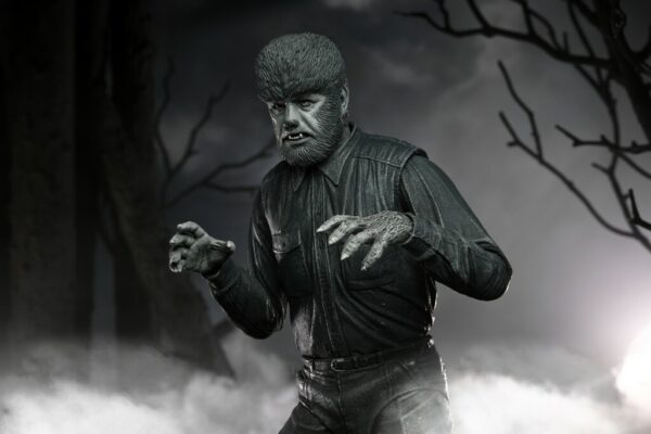 Figura Ultimate Wolf Man Black and White Universal Monsters NECA