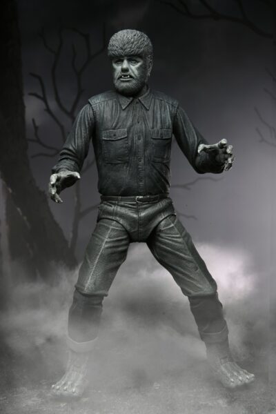Figura Ultimate Wolf Man Black and White Universal Monsters NECA