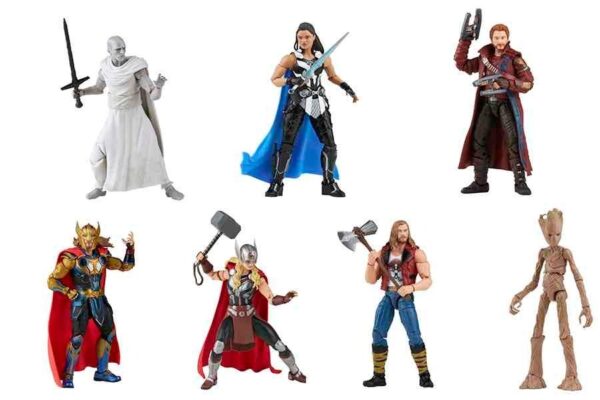 Set 7 Figuras Thor Love And Thunder Marvel Legends Hasbro