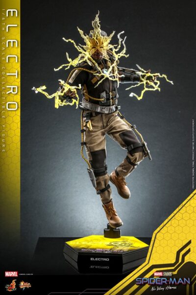 Figura Electro Spiderman Marvel Escala 1:6 Hot Toys