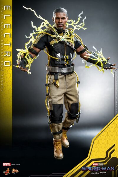 Figura Electro Spiderman Marvel Escala 1:6 Hot Toys