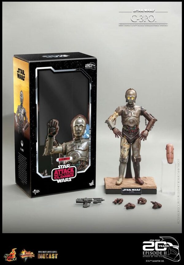 Figura C-3PO Star Wars: Episode II Hot Toys Star Wars