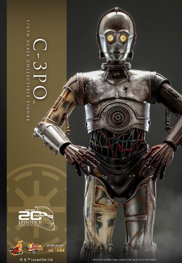 Figura C-3PO Star Wars: Episode II Hot Toys Star Wars