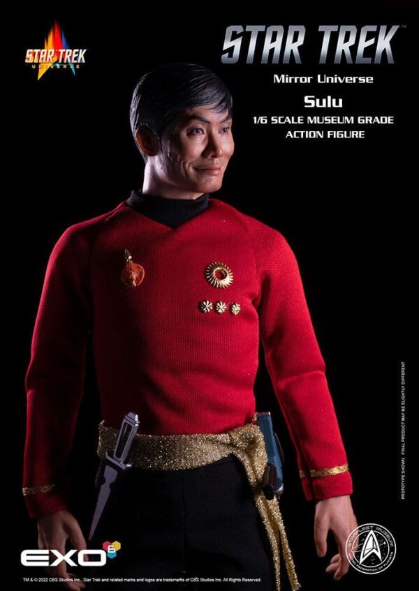 Figura Mirror Universe Sulu Star Trek Original Series Escala 1:6 Exo-6