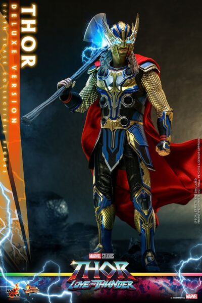 Figura Thor Deluxe Thor Love and Thunder Escala 1/6 Hot Toys