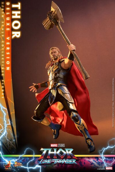 Figura Thor Deluxe Thor Love and Thunder Escala 1/6 Hot Toys