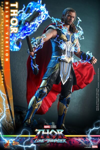Figura Thor Deluxe Thor Love and Thunder Escala 1/6 Hot Toys