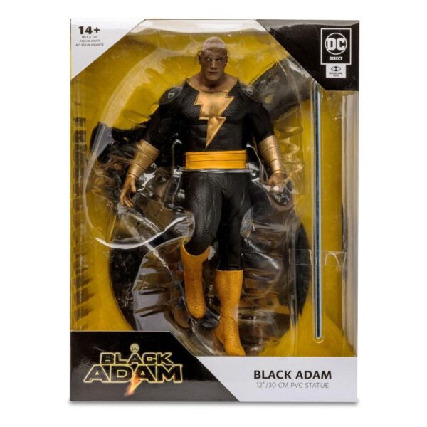 Estatua PVC Black Adam Adam Movie By Jim Lee McFarlane Toys
