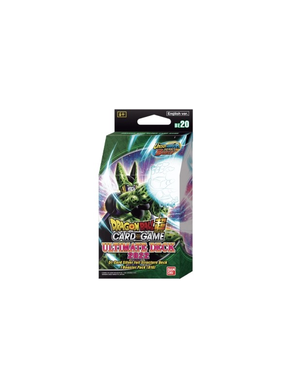 Mazo Ultimate Deck Display Dragon Ball Super Card Game 2022 Juego de Cartas (Inglés)