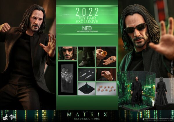 Figura Neo Toy Fair 2022 Exclusive Matrix Resurrections Escala 1/6 Hot Toys