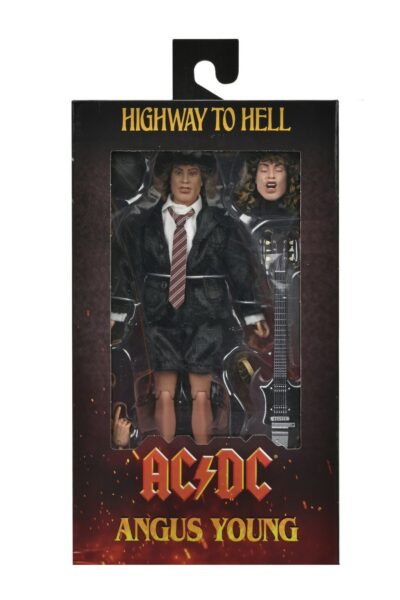 Figura Angus Young AC-DC Con Ropa De Tela Neca