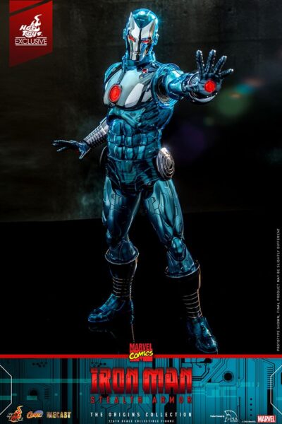 Figura Iron Man Stealth Armor SDCC 2022 Exclusive Escala 1/6 Hot Toys
