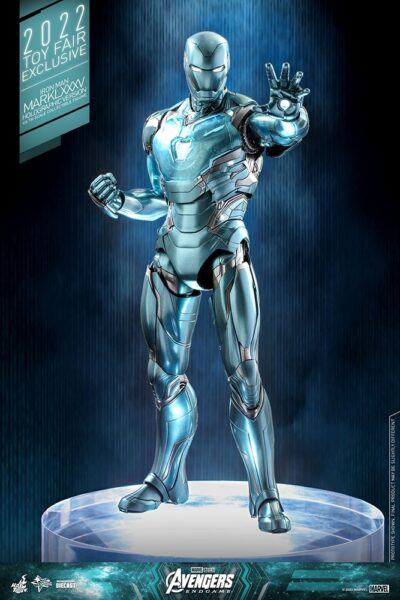 Figura Iron Man Mark LXXXV Holographic Diecast Escala 1/6 Toy Fair 2022 Exclusive Hot Toys