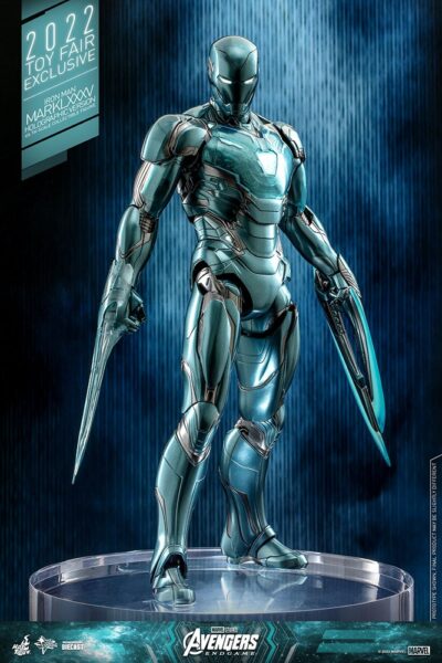 Figura Iron Man Mark LXXXV Holographic Diecast Escala 1/6 Toy Fair 2022 Exclusive Hot Toys