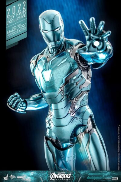 Figura Iron Man Mark LXXXV Holographic Diecast Escala 1/6 Toy Fair 2022 Exclusive Hot Toys