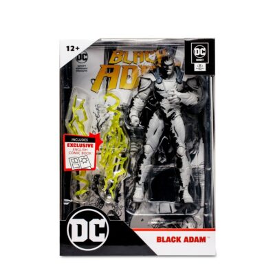Figura Black Adam Line Art Variant McFarlane Toys