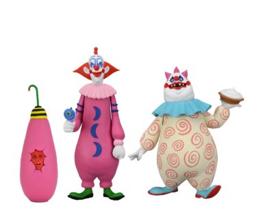 Pack 2 Figuras Slim and Chubby Killer Klowns from Outer Space Toony Terrors Neca