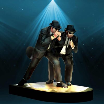 Figuras Jake Y Elwood Cantando The Blues Brothers