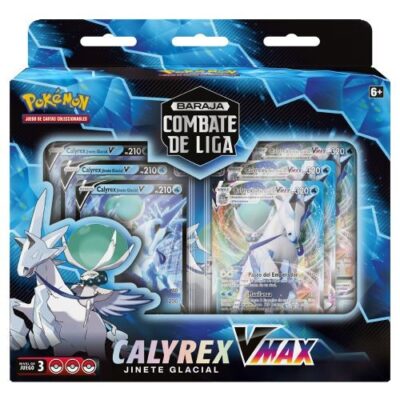 Baraja de Combate de Liga Calyrex Jinete Glacial de JCC Cartas Pokémon en Español