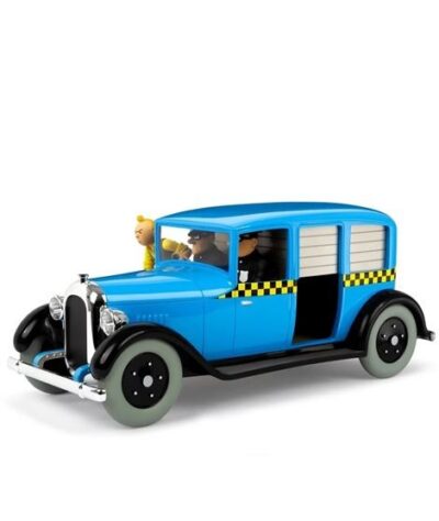Figura Tintín en América Taxi Resina Escala 1/12