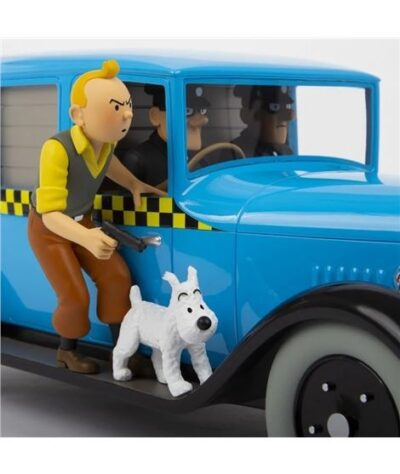 Figura Tintín en América Taxi Resina Escala 1/12