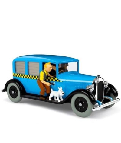 Figura Tintín en América Taxi Resina Escala 1/12