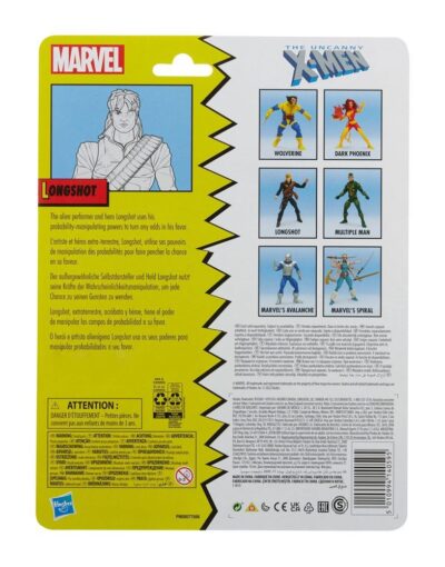 Figura Longshot Marvel Legends Hasbro
