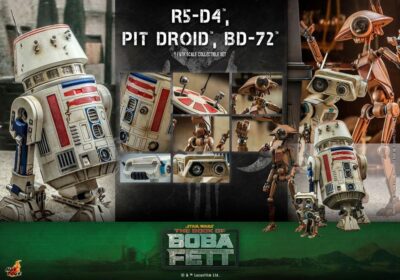 Figuras 1/6 R5-D4, Pit Droid y BD-72 Star Wars The Mandalorian Escala 1/6 Hot Toys