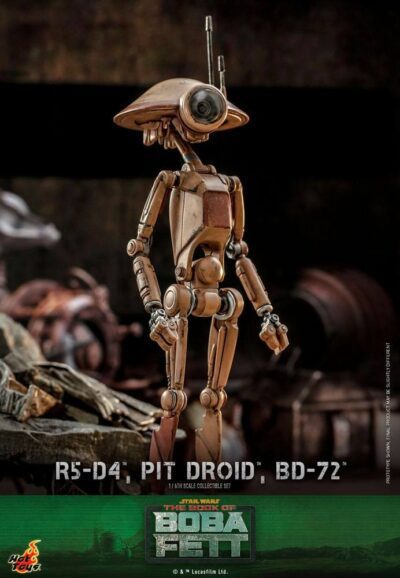 Figuras 1/6 R5-D4, Pit Droid y BD-72 Star Wars The Mandalorian Escala 1/6 Hot Toys